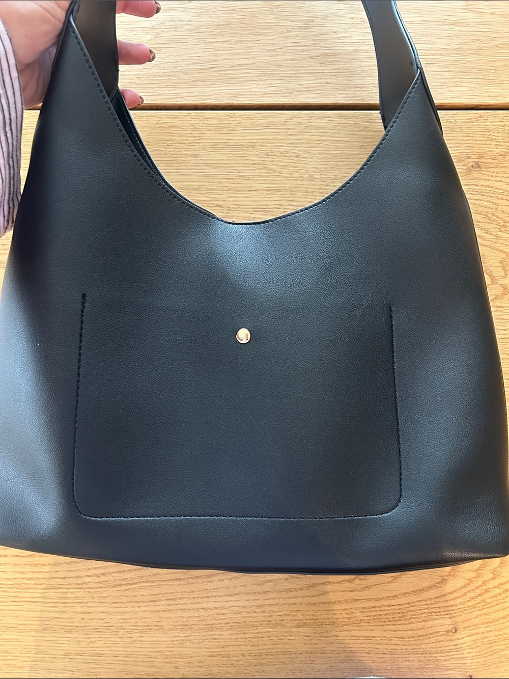 Coach Black Leather Shoulder Bag - Picture 3 of 4